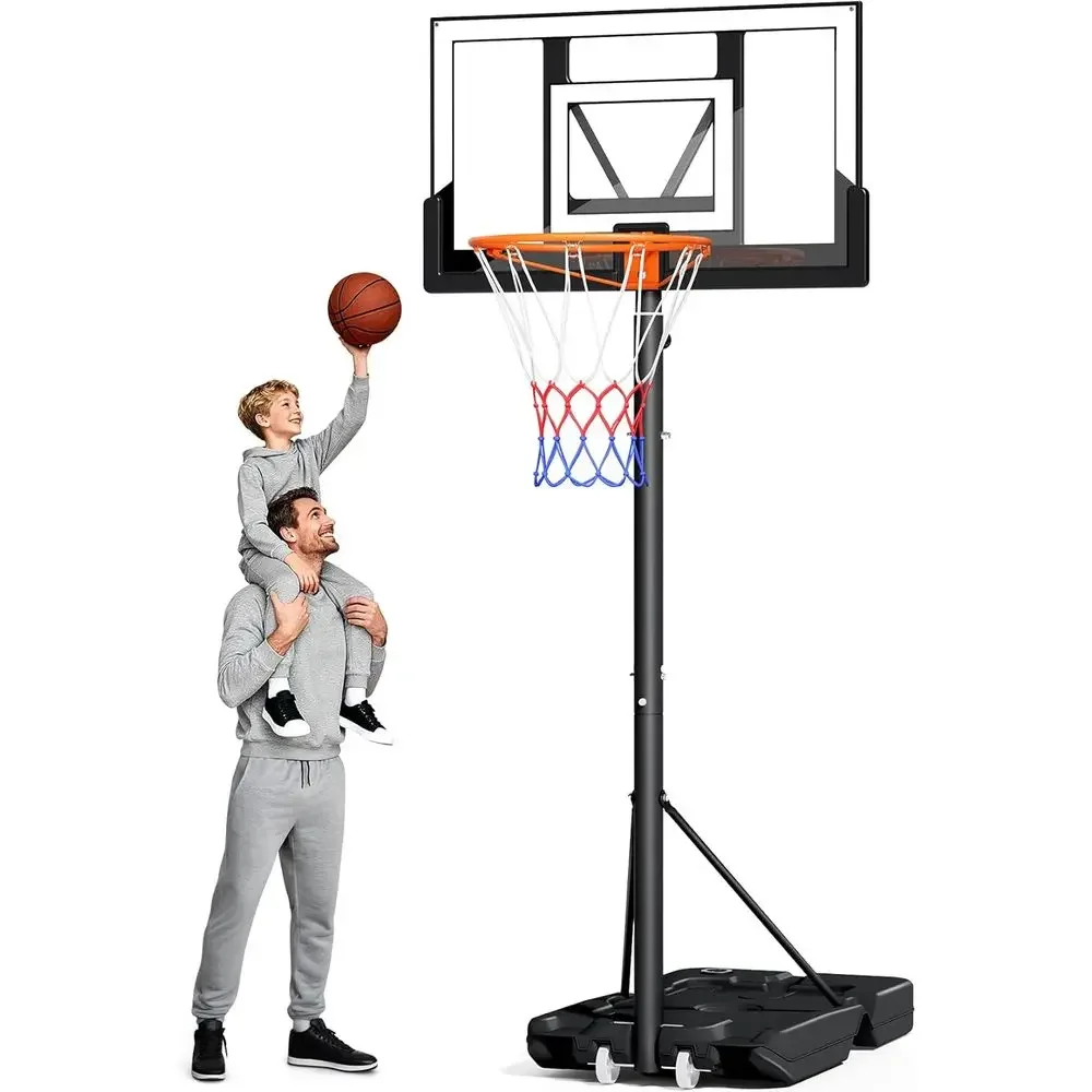 Basketball Hoop Outdoor - 어린이, 청소년, 성인용 40인치 깨지지 않는