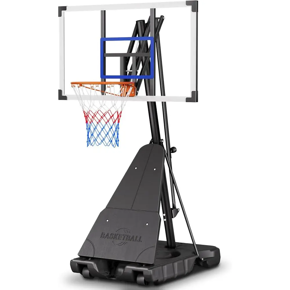 Basketball Hoop Outdoor - 이동식 44인치 내충격성 야외 농구대 (조절