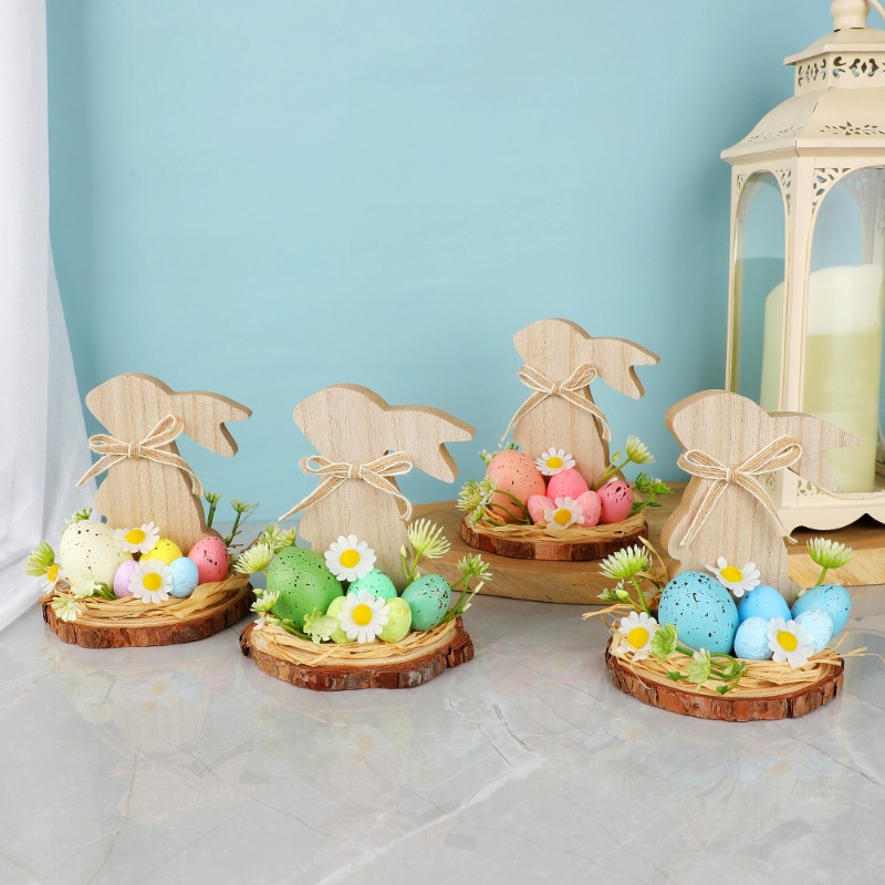 Kids Outdoor Gift Ideas - 부활절 토끼 테이블 장식, 축제 분위기의
