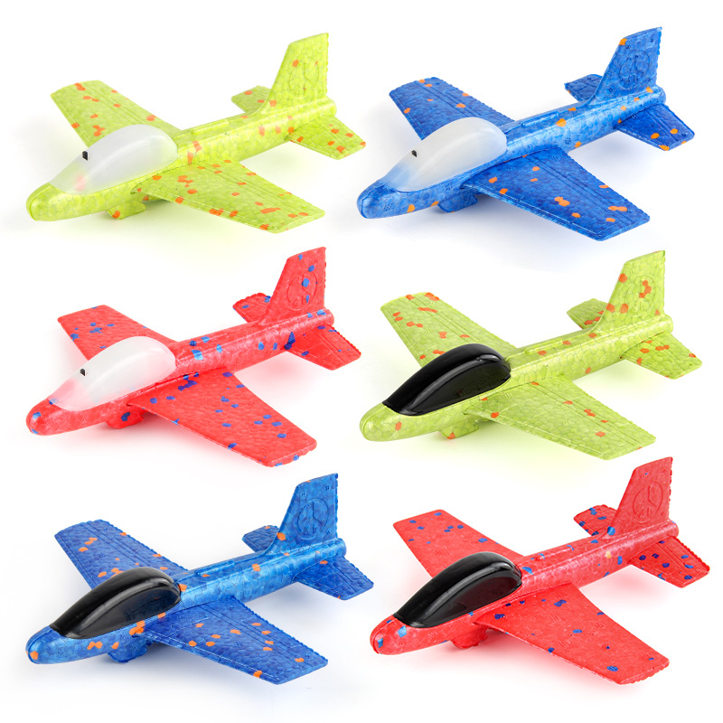 Kids Outdoor Activity Toys - 어린이 배출 거품 항공기 장난감 야간