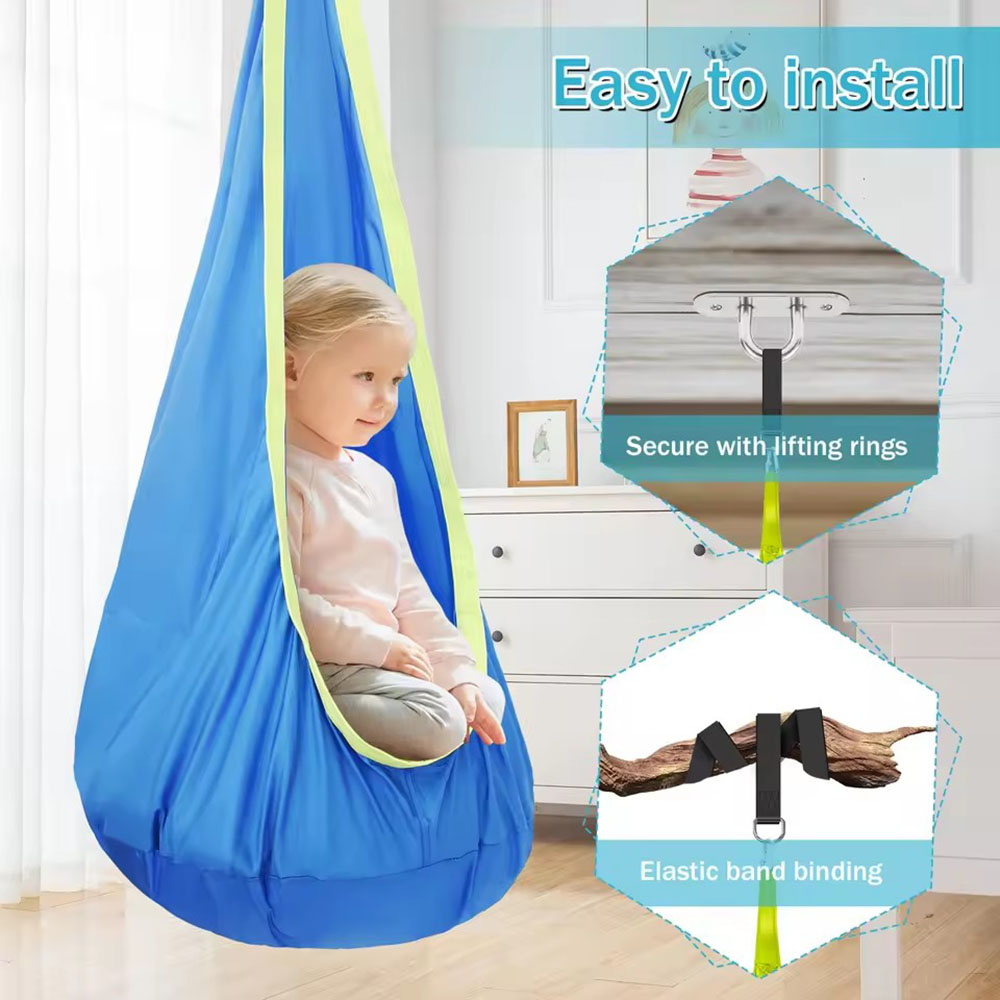 어린이용 포드 스윙 시트, 나일론 매달린 의자, 풍선  - Kids Outdoor Swing Chair 리뷰 및 가격
