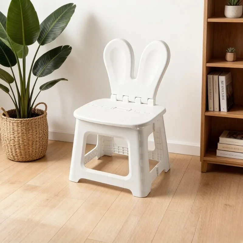 2PCS 두꺼운 토끼 만화 접이식 의자, 어린이를 위한 - Kids Outdoor Chair Plastic 리뷰 및 가격