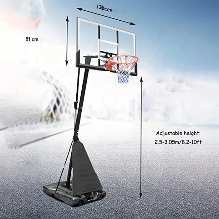이동식 농구대 높이 조절 가능 8피트-10피트(2.5m - Basketball Hoop Outdoor 리뷰 및 가격