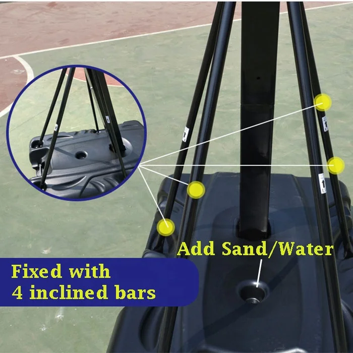 이동식 농구대 높이 조절 가능 8피트-10피트(2.5m - Basketball Hoop Outdoor 리뷰 및 가격