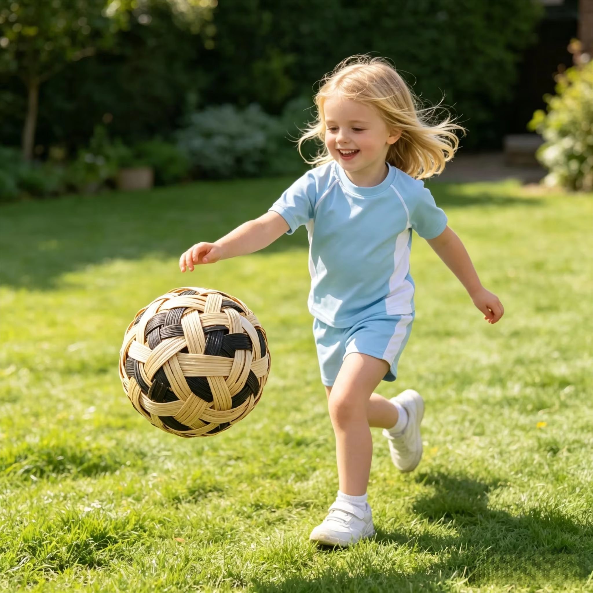 어린이 세팍 타크라우 라탄 볼 손으로 짠 어린이 킥 배 - Kids Outdoor Games 리뷰 및 가격