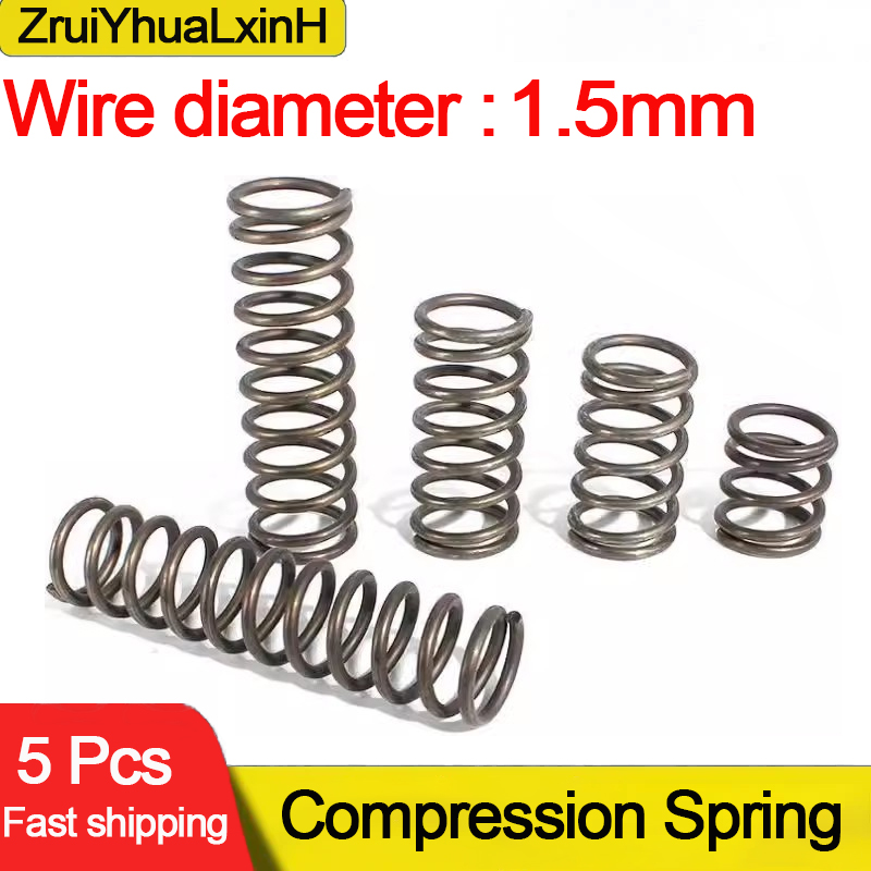 5 개/몫 1.5mm 65MN 강철 마이크로 소형 압축 - Mini Trampoline Spring 리뷰 및 가격