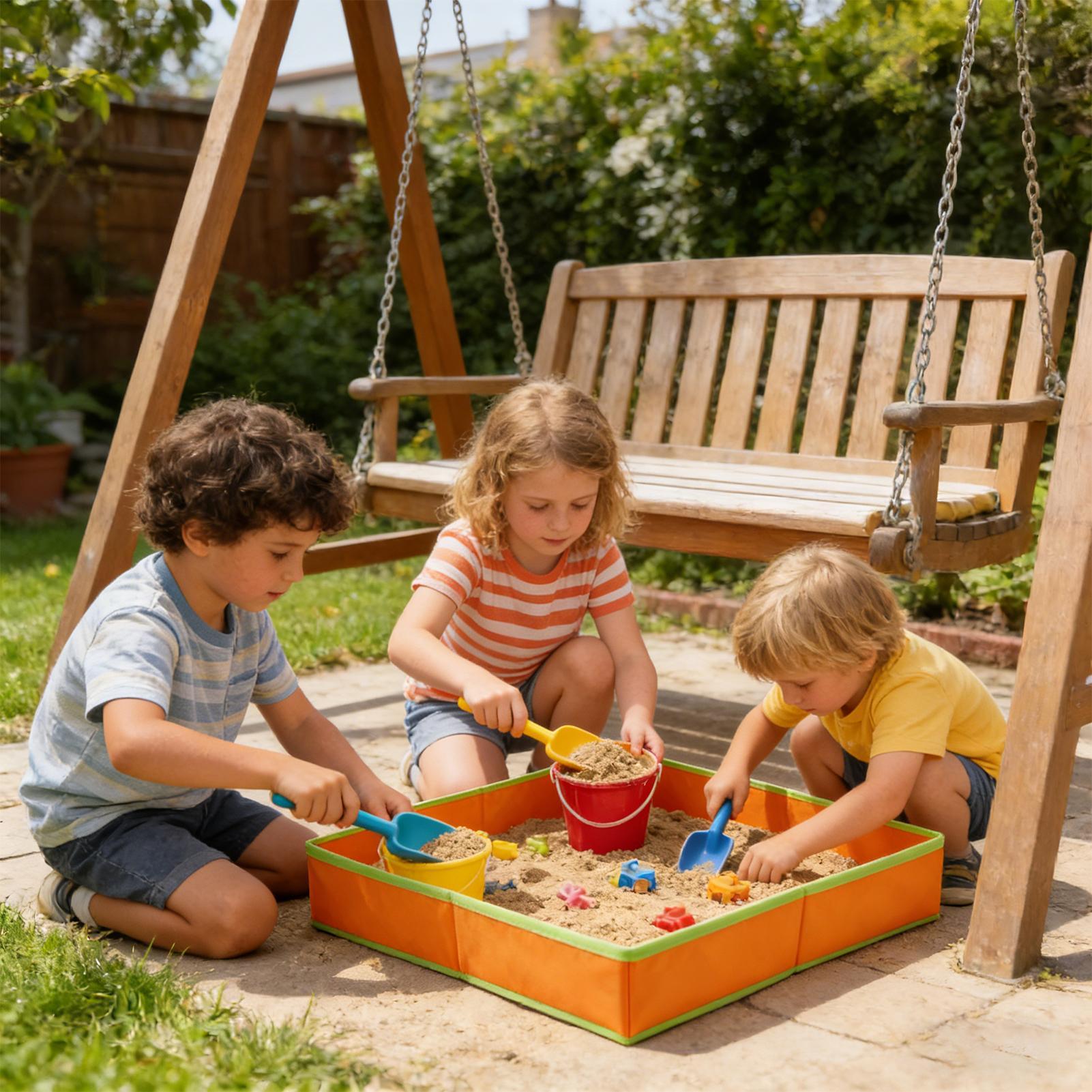 어린이용 모래놀이 테이블, 야외 감각놀이 테이블, 접이 - Kids Outdoor Activity Toys 리뷰 및 가격