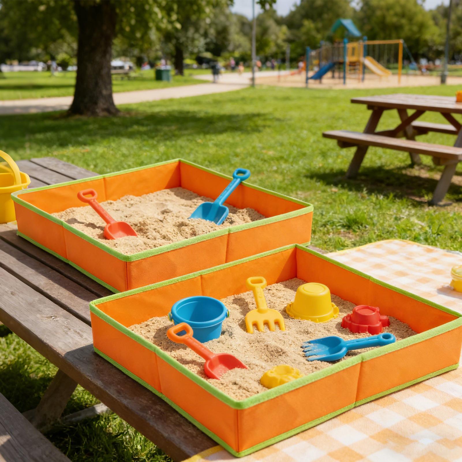 어린이용 모래놀이 테이블, 야외 감각놀이 테이블, 접이 - Kids Outdoor Activity Toys 리뷰 및 가격