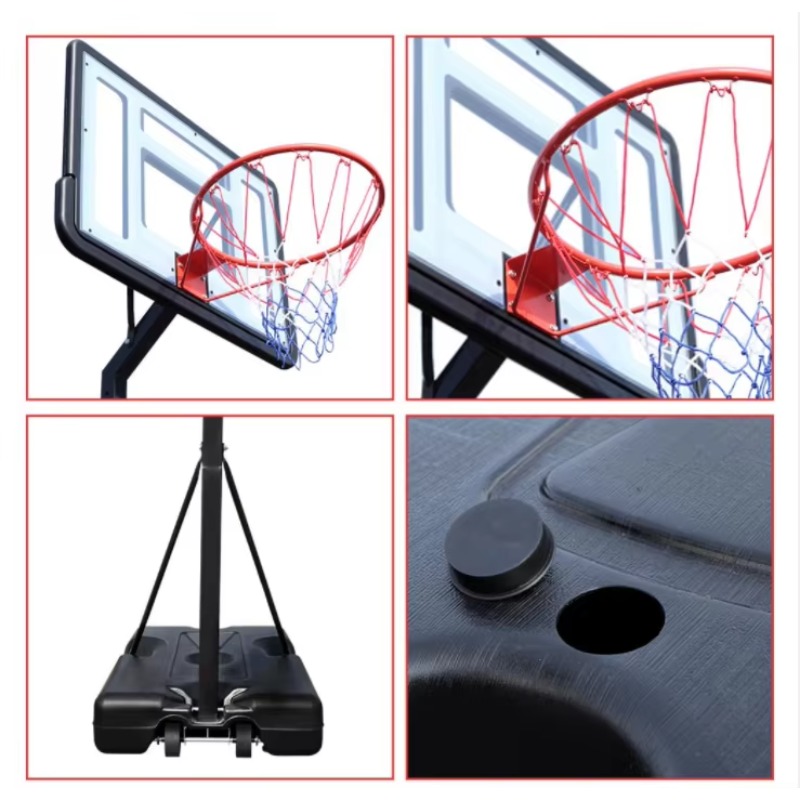 휴대용 표준 농구 백보드 스틸 스탠드 농구대 야외 농구 - Basketball Hoop Outdoor 리뷰 및 가격