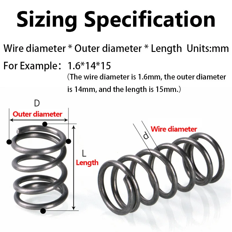 10개/몫 0.2mm/0.3mm 스프링 스틸 마이크로  - Mini Trampoline Spring 리뷰 및 가격