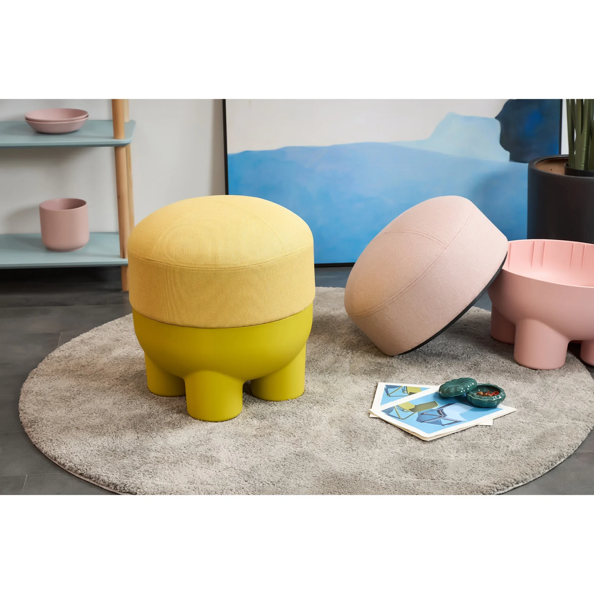 도매 심플 모던 야외 플라스틱 의자 어린이 스툴 원형  - Kids Outdoor Chair Plastic 리뷰 및 가격