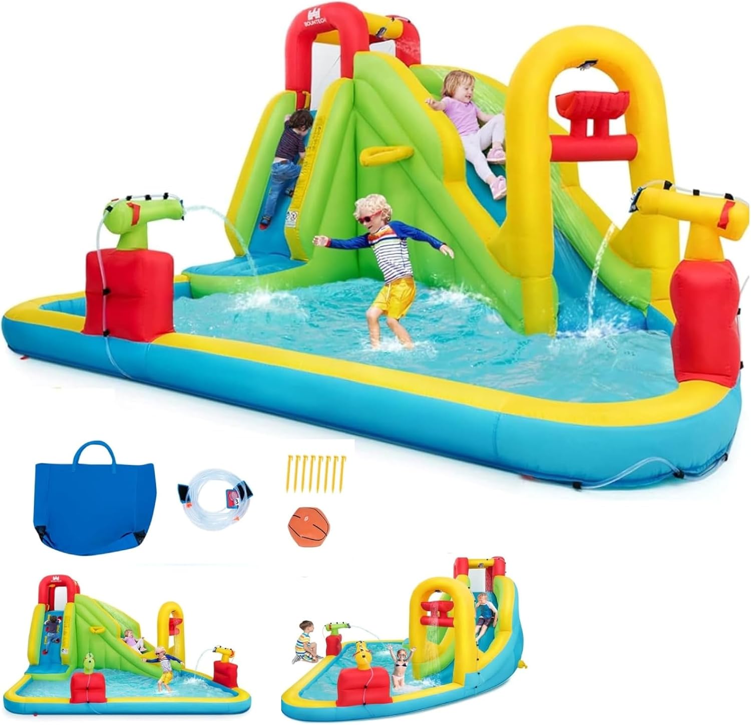 메가 대형 에어바운스 워터파크 - 어린이용 풍선 워터슬 - Kids Outdoor Fun 리뷰 및 가격