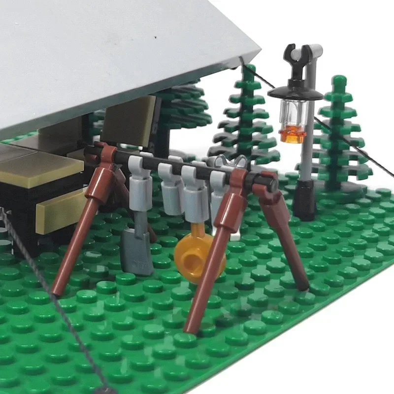 MOC 야외 캠핑 및 피크닉 텐트 모델 빌딩 블록 장면 - Kids Outdoor Chair Plastic 리뷰 및 가격
