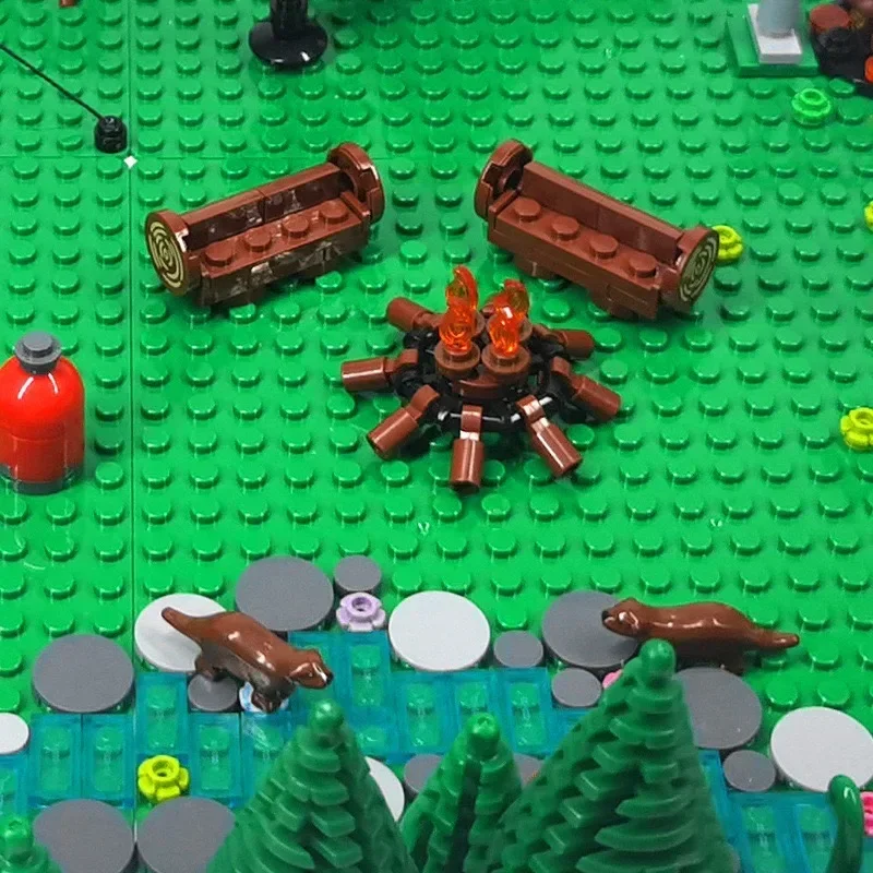 MOC 야외 캠핑 및 피크닉 텐트 모델 빌딩 블록 장면 - Kids Outdoor Chair Plastic 리뷰 및 가격