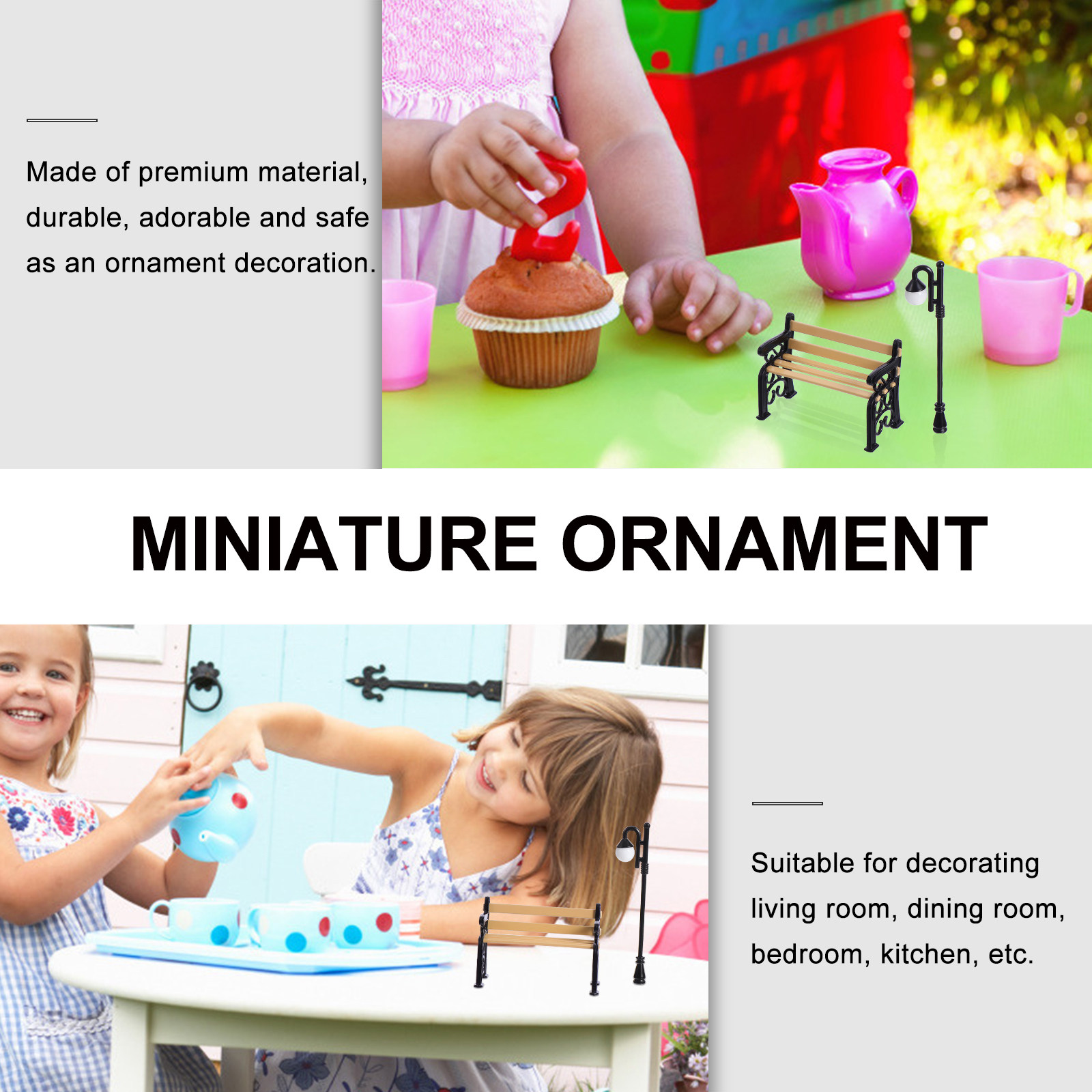 2Pcs 의자 수지 가로등 기둥 장식 장식품 어린이 방 - Kids Outdoor Chair Plastic 리뷰 및 가격