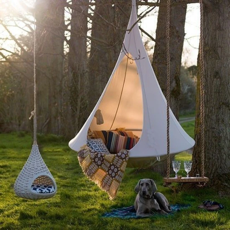 어린이 스윙 야외 정원 캠프 해먹 나무 텐트 어린이 의 - Kids Outdoor Swing Chair 리뷰 및 가격